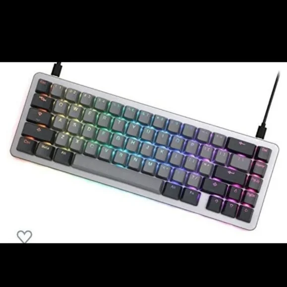 Drop ALT Mechanical Keyboard — 65% (67 Key) Gaming Keyboard-(Halo Clear, Gray) - Picture 6 of 7